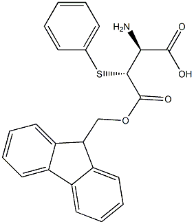 FMOC-(S)-PHENYL-D-CYS Struktur