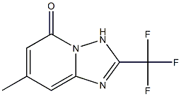 7-METHYL-2-(TRIFLUOROMETHYL)[1,2,4]TRIAZOLO[1,5-A]PYRIDIN-5(3H)-ONE Struktur