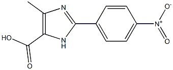 5-METHYL-2-(4-NITRO-PHENYL)-3H-IMIDAZOLE-4-CARBOXYLIC ACID Struktur