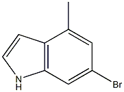 6-BROMO-4-METHYL INDOLE Struktur