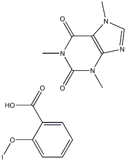 CAFFEINE IODOSALICYLATE Struktur