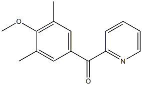 2-(3,5-DIMETHYL-4-METHOXYBENZOYL)PYRIDINE Struktur