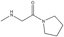 N-METHYL-N-(2-OXO-2-PYRROLIDIN-1-YLETHYL)AMINE Struktur