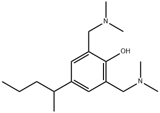 2,6-BIS[(DIMETHYLAMINO)METHYL]-4-(1-METHYLBUTYL)BENZENOL Struktur