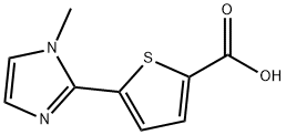 5-(1-METHYLIMIDAZOL-2-YL)THIOPHENE-2-CARBOXYLIC ACID Struktur