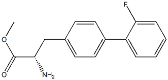 METHYL (2S)-2-AMINO-3-[4-(2-FLUOROPHENYL)PHENYL]PROPANOATE Struktur