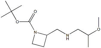 1-BOC-2-[(2-METHOXY-PROPYLAMINO)-METHYL]-AZETIDINE Struktur