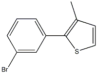 3-BROMO-(3-METHYL-2-THIENYL)BENZENE Struktur