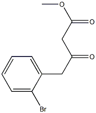 4-(2-BROMO-PHENYL)-3-OXO-BUTYRIC ACID METHYL ESTER Struktur