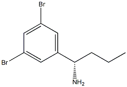 (1S)-1-(3,5-DIBROMOPHENYL)BUTYLAMINE Struktur