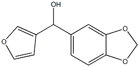 3-FURYL-[3,4-(METHYLENEDIOXY)PHENYL]METHANOL Struktur