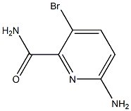 6-AMINO-3-BROMOPYRIDINE-2-CARBOXAMIDE Struktur