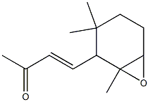 4-(1,3,3-TRIMETHYL-7-OXABICYCLO[4.1.0]HEPT-2-YL)-3-BUTEN-2-ONE Struktur