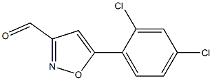 5-(2,4-DICHLOROPHENYL)ISOXAZOLE-3-CARBALDEHYDE Struktur