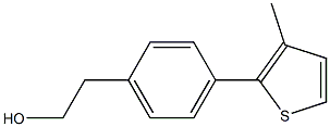 4-(3-METHYL-2-THIENYL)PHENETHYL ALCOHOL Struktur