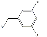 1-(BROMOMETHYL)-3-CHLORO-5-METHOXYBENZENE Struktur