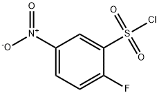 2-FLUORO-5-NITROBENZENESULFONYL CHLORIDE Struktur