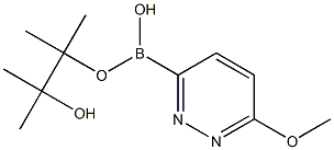 6-METHOXYPYRIDAZINE-3-BORONIC ACID PINACOL ESTER Struktur