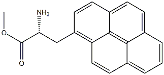 METHYL (2R)-2-AMINO-3-PYRENYLPROPANOATE Struktur