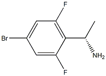 (1S)-1-(4-BROMO-2,6-DIFLUOROPHENYL)ETHYLAMINE Struktur