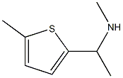 METHYL-[1-(5-METHYL-THIOPHEN-2-YL)-ETHYL]-AMINE Struktur