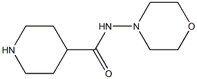 PIPERIDINE-4-CARBOXYLIC ACID MORPHOLIN-4-YLAMIDE Struktur