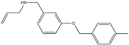 N-(3-((4-METHYLBENZYL)OXY)BENZYL)PROP-2-EN-1-AMINE Struktur