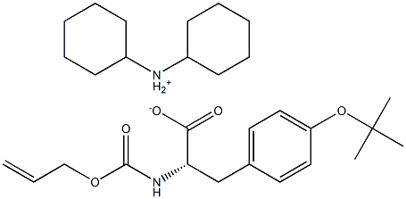 ALOC-TYR(TBU)-OH DCHA Struktur