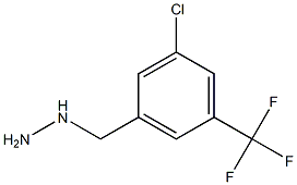 3-CHLORO-5-TRIFLUOROMETHYL-BENZYL-HYDRAZINE Struktur