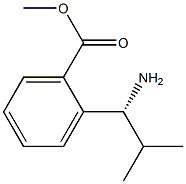 METHYL 2-((1R)-1-AMINO-2-METHYLPROPYL)BENZOATE Struktur