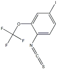 4-IODO-2-TRIFLUOROMETHOXYPHENYLISOTHIOCYANATE Struktur