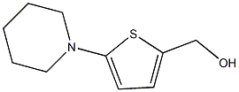 (5-PIPERIDIN-1-YLTHIEN-2-YL)METHANOL Struktur