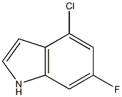 4-CHLORO-6-FLUORO INDOLE Struktur