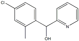 4-CHLORO-2-METHYLPHENYL-(2-PYRIDYL)METHANOL Struktur