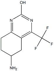 6-AMINO-5,6,7,8-TETRAHYDRO-2-HYDROXY-4-(TRIFLUOROMETHYL)QUINAZOLINE Struktur