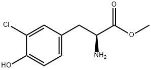 METHYL (2S)-2-AMINO-3-(3-CHLORO-4-HYDROXYPHENYL)PROPANOATE Struktur