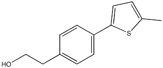 4-(5-METHYL-2-THIENYL)PHENETHYL ALCOHOL Struktur