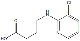 4-[(3-CHLOROPYRIDIN-2-YL)AMINO]BUTANOIC ACID Struktur