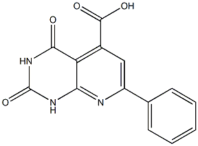 2,4-DIOXO-7-PHENYL-1,2,3,4-TETRAHYDROPYRIDO[2,3-D]PYRIMIDINE-5-CARBOXYLIC ACID Struktur