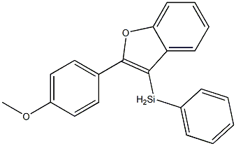 2-(4-METHOXY-PHENYL)-3-PHENYLSELANYL-BENZOFURAN Struktur