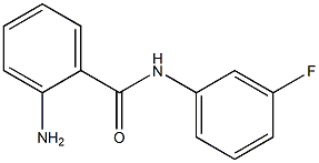 2-AMINO-N-(3-FLUOROPHENYL)BENZAMIDE Struktur