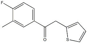 4'-FLUORO-3'-METHYL-2-THIENYLACETOPHENONE Struktur