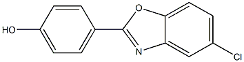 4-(5-CHLOROBENZO[D]OXAZOL-2-YL)PHENOL Struktur