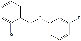 2-BROMOBENZYL-(3-FLUOROPHENYL)ETHER Struktur