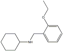 N-(2-ETHOXYBENZYL)CYCLOHEXANAMINE Struktur