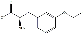 METHYL (2R)-2-AMINO-3-(3-ETHOXYPHENYL)PROPANOATE Struktur