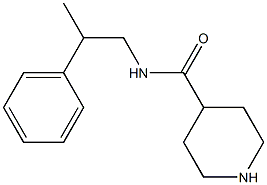 N-(2-PHENYLPROPYL)PIPERIDINE-4-CARBOXAMIDE Struktur