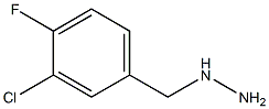 3-CHLORO-4-FLUORO-BENZYL-HYDRAZINE Struktur