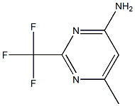 6-METHYL-2-(TRIFLUOROMETHYL)PYRIMIDIN-4-AMINE Struktur