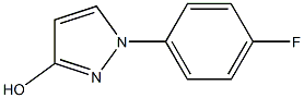 1-(4-FLUOROPHENYL)-3-HYDROXY-1H-PYRAZOLE Struktur